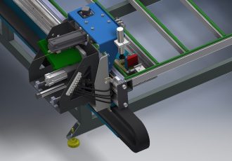 Станция сборки импоста АСИ-2500 на базе программируемого контроллера ОВЕН ПЛК110