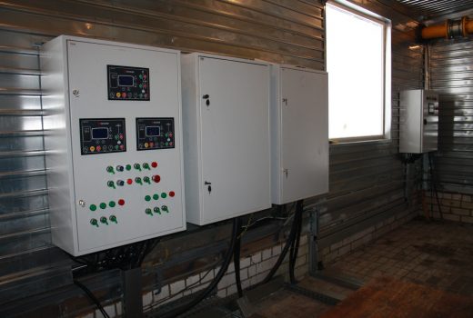 Шкафы управления газопоршневыми установками