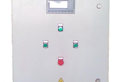 Шкаф управления оборудованием вентилируемого прямоточного овощехранилища на базе ПЛК110