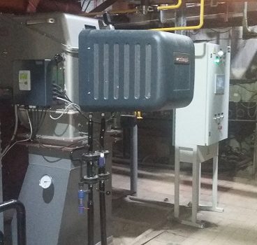 Автоматизация котла ДЕ-25-14ГМ с газовой горелкой Weishaupt