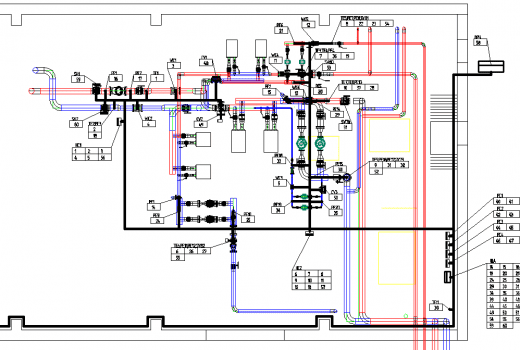 Рис. 3. План цепей управления