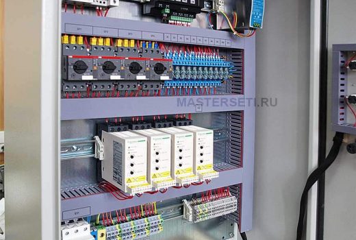 Щит управления усреднителем