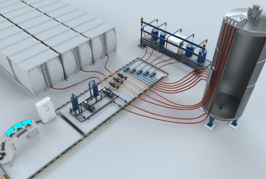 САУ линии смешивания масел