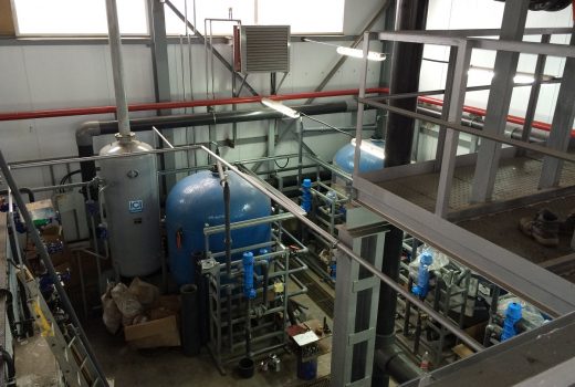 АСДУ водоподготовительной установки для убойного цеха комплекса по производству и переработке птицы