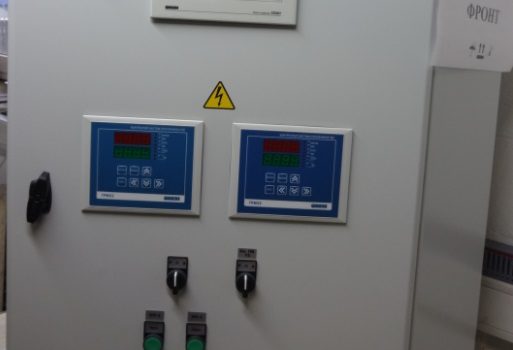 Шкаф управления изнутри