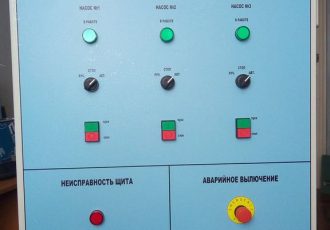 Щит управления сетевыми насосами