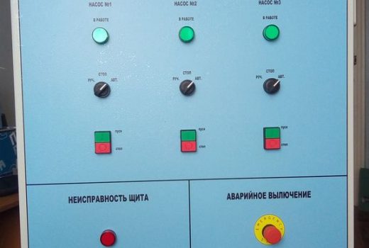 Лицевая поверхность дверки щита