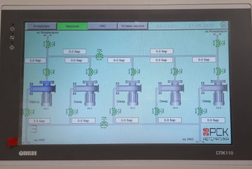 3 подъём (подача воды в город)