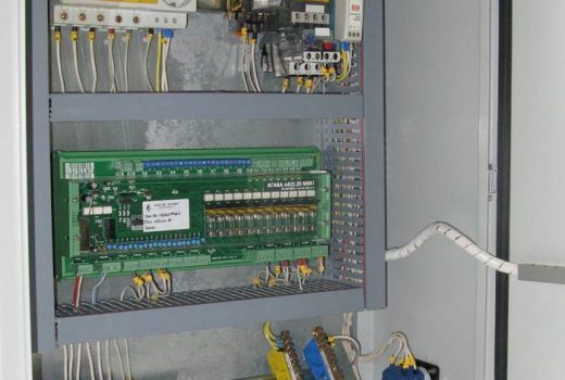 Щит управления водогрейным котлом