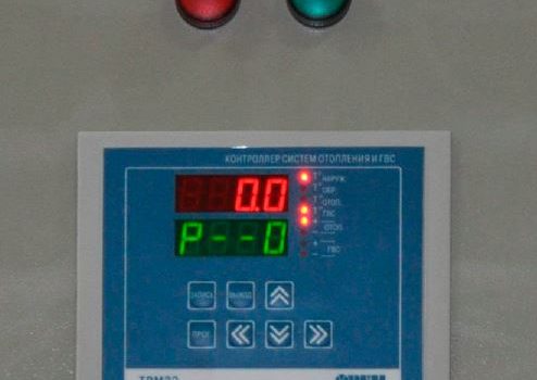 Панель управления контура отопления