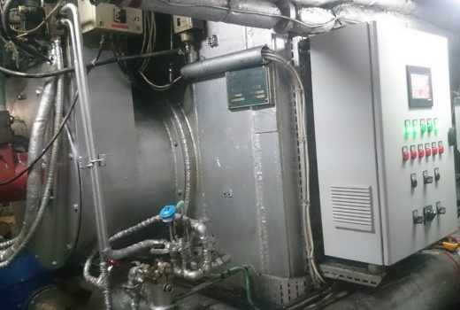 Система управления котлом термального масла