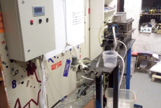 Автоматизация пресса по вырубке зажима для пломб