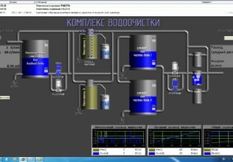 Управление системой очистки воды молочного производства
