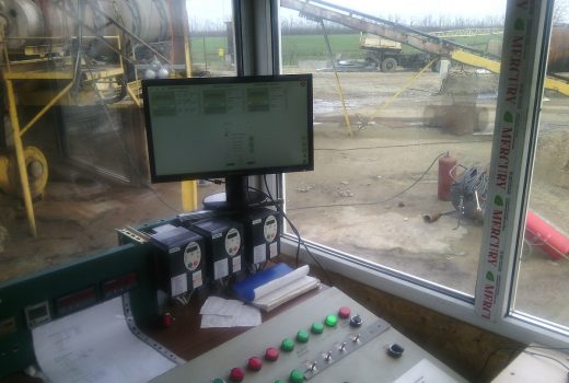 Автоматизация мобильного завода по производству бетона и асфальтового завода