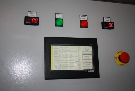 Панель управления системой утилизации тепла
