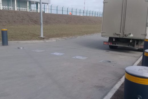 Система управления противотаранными заграждениями