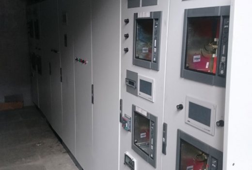 ГРЩ после монтажа на объекте.