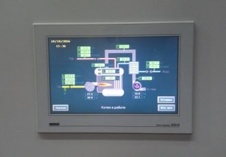 Автоматизация котла ДЕ-25-14ГМ с газовой горелкой Weishaupt