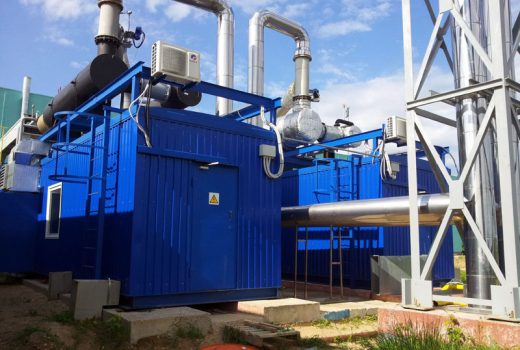 Система вентиляции газопоршневой теплоэлектростанции