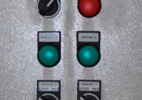 Панель управления насосами отопления