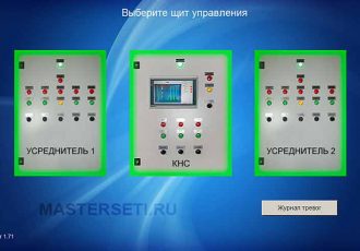 Щиты управления очистными сооружениями