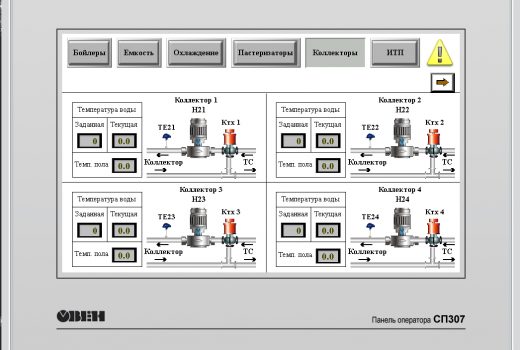 управление теплых полов