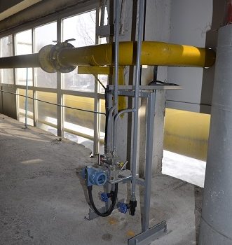 Расходомер пара на производстве