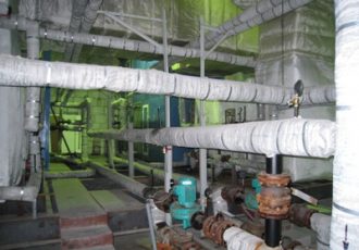 Шкаф управления вентиляционно-климатическими установками в Гродненском ледовом дворце