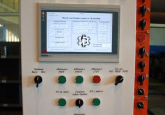 Система управления прессом запрессовки подшипников железнодорожных колес ГД-503М