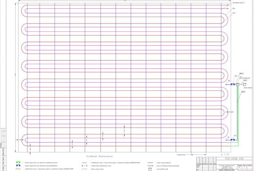 Основной монтажный чертеж из состава рабочей документации