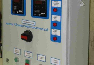 Щит управления паровым котлом