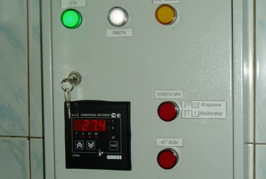 Щит управления льдогенератором на ПР110, 2ТРМ1 и САУ-М7Е