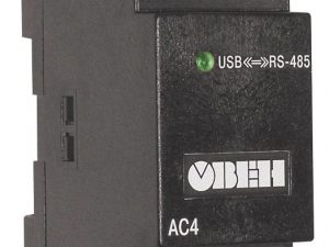 АС4 преобразователь интерфейсов RS-485  USB c гальванической изоляцией