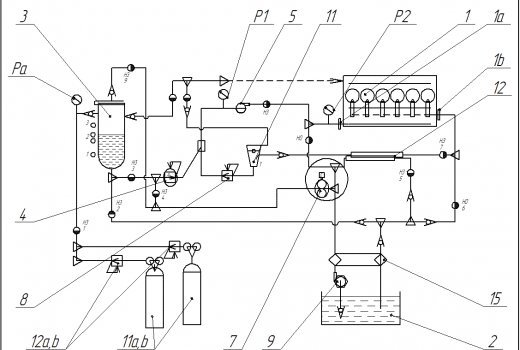 Система EFTA2 Схема технологическая