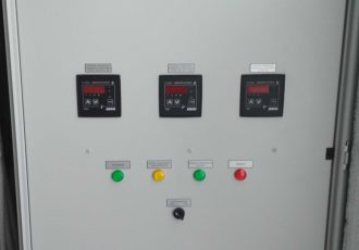 Шкаф управления обогревом панорамного остекления частного дома