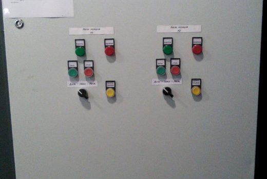 Щит управления насосами