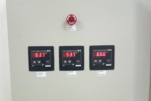 Щит автоматики снаружи