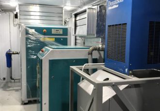 Управление рециркуляцией воздуха в контейнерах для размещения технологического оборудования