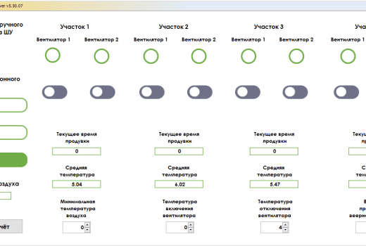 Управление активной вентиляцией