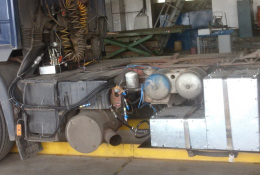 Машина с макетом системы EFTA2