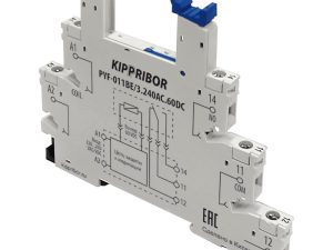 Монтажные колодки KIPPRIBOR PYF-011BE (для 1-контактных промежуточных реле серии SR)