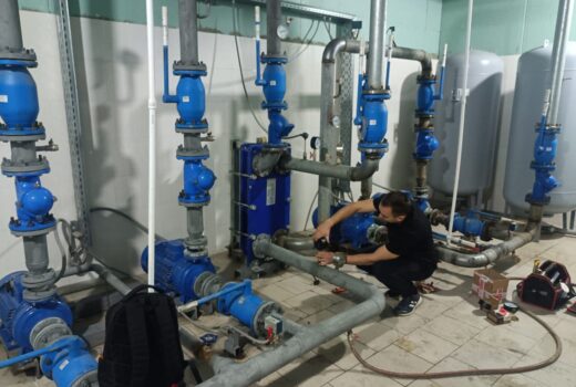 Система отопления торгового центра