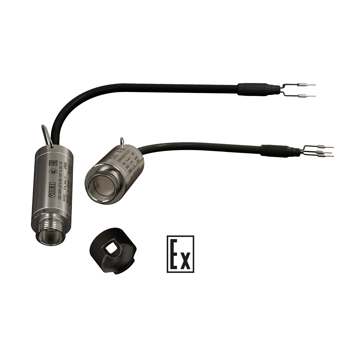 ПД100И-1x7-Exi – погружной уровнемер с искробезопасной цепью и пылевлагозащитой IP68 для опасных производств